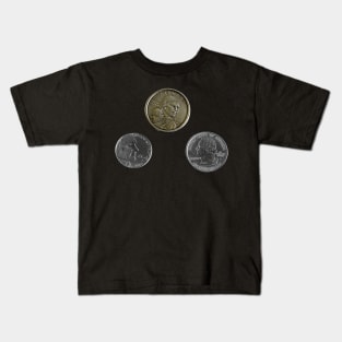 Tree Dollar Coins Kids T-Shirt